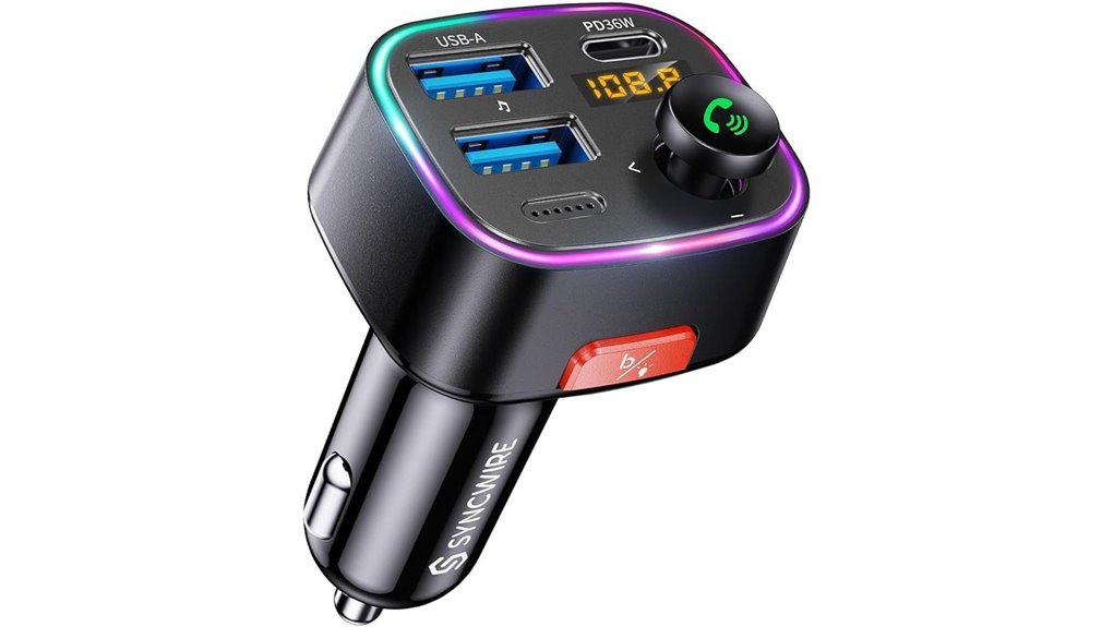 bluetooth car adapter transmitter