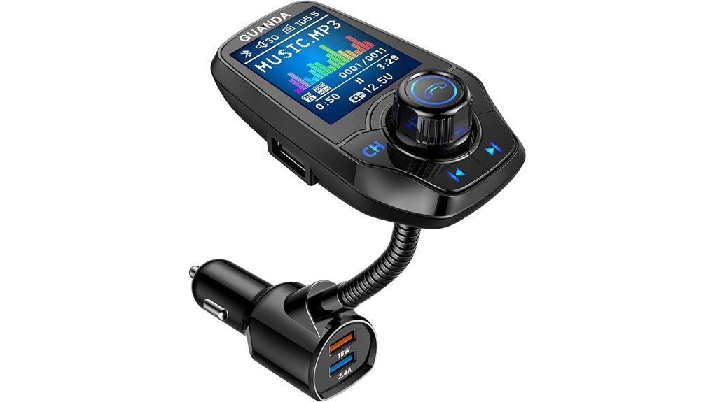 bluetooth car charger device