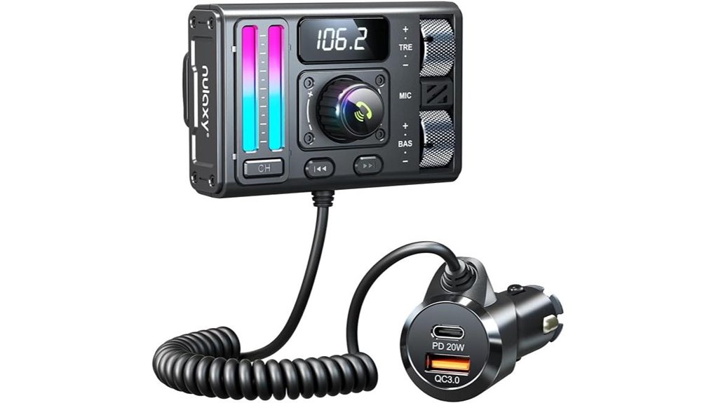 bluetooth fm car adapter