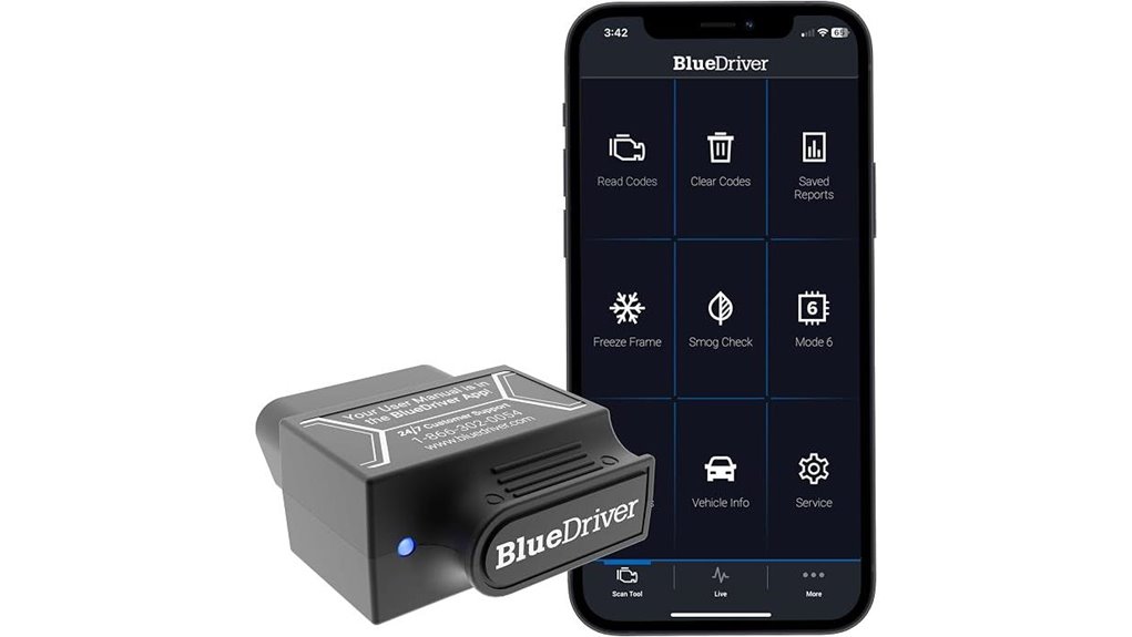 bluetooth obd2 scanner features