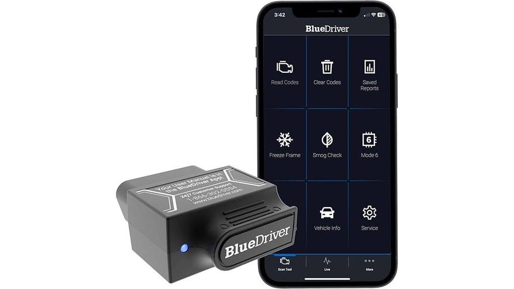 bluetooth obd2 scanner features