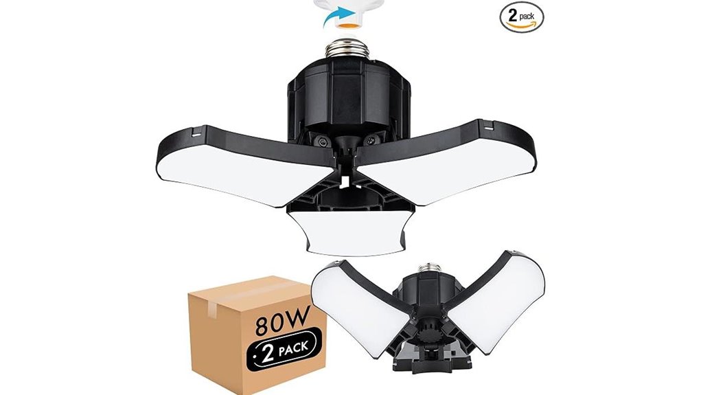 bright adjustable garage lighting