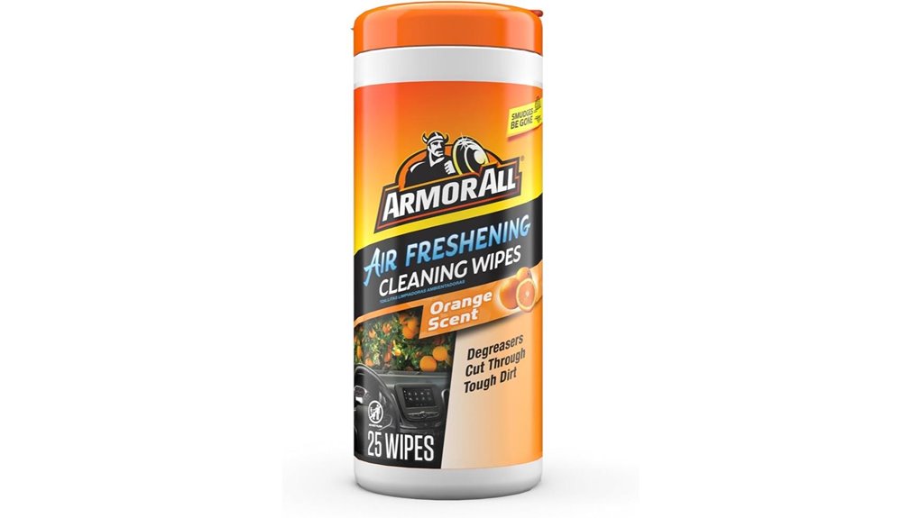 convenient car cleaning wipes