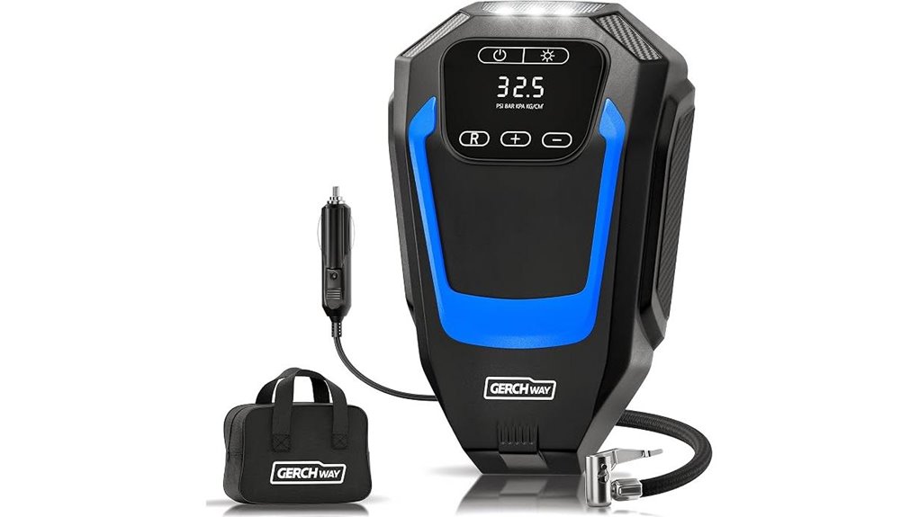 digital portable tire inflator