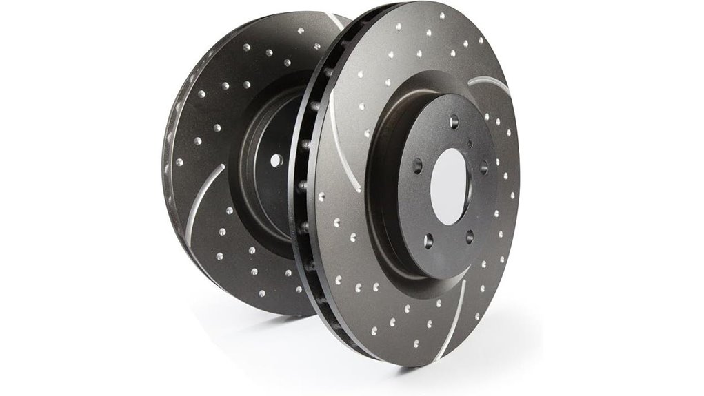 dimpled slotted sport rotors