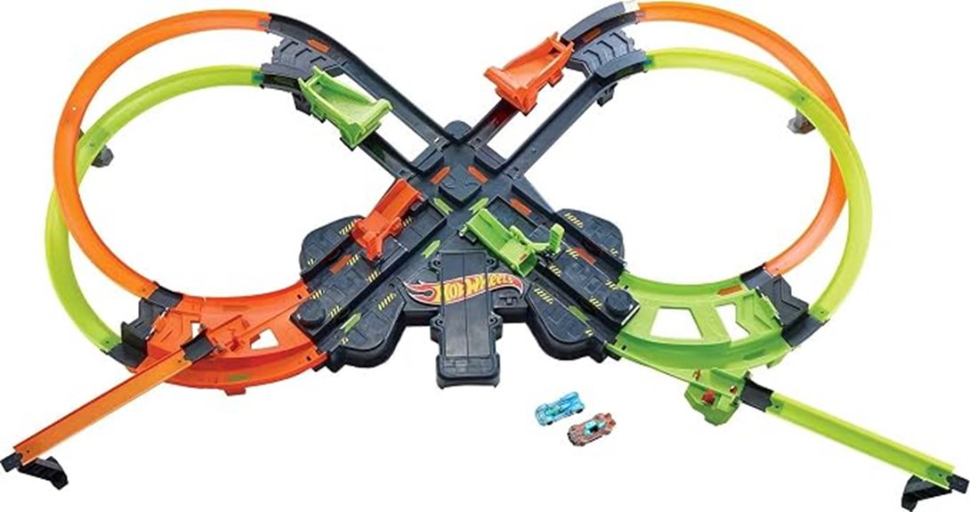 exciting stunt racing track