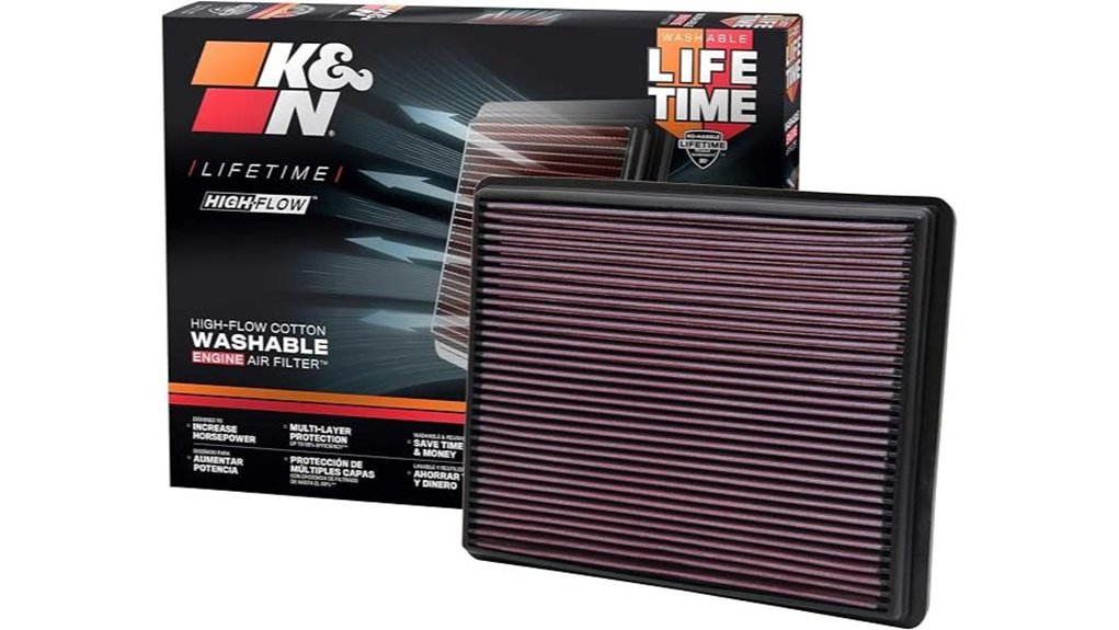 high flow engine air filter
