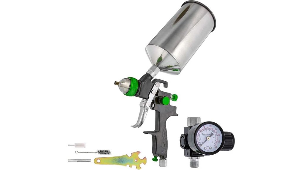 TCP Global professional HVLP spray gun 2.5mm