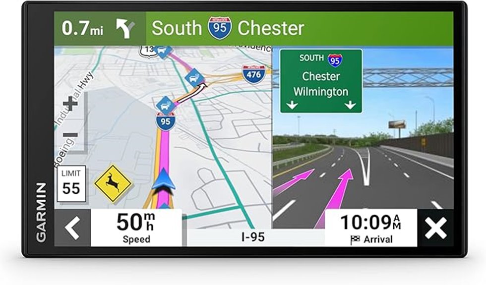 large screen gps navigator