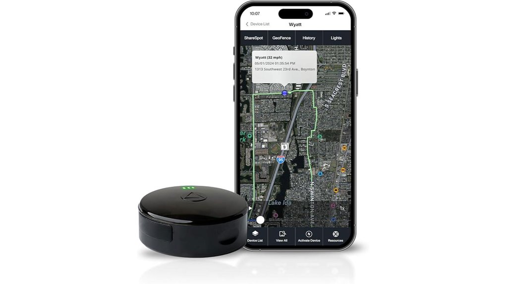 long lasting gps tracking device