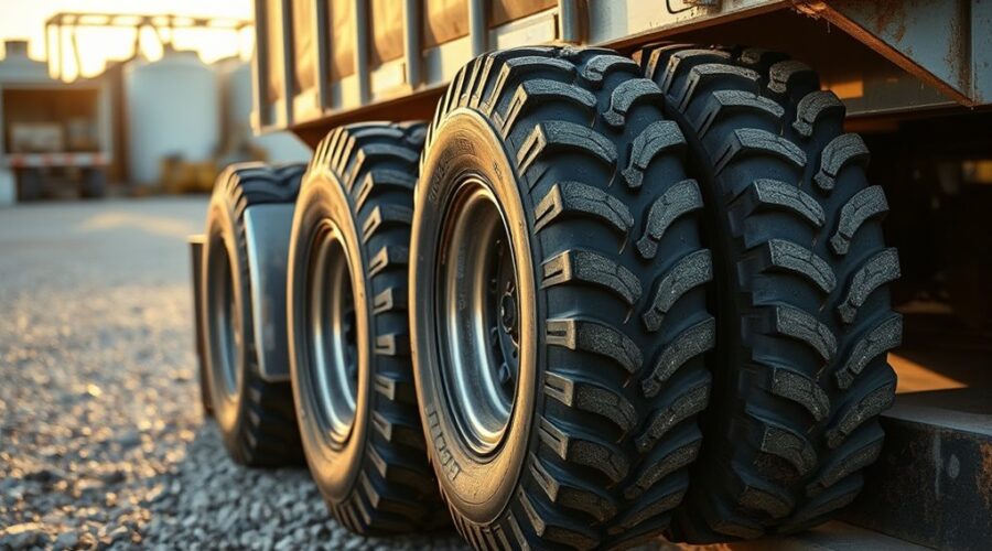 top heavy load trailer tires