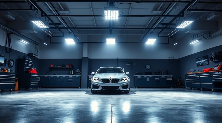 top led garage lighting