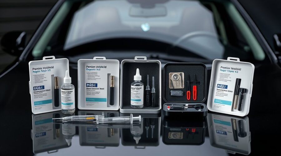 top windshield repair kits