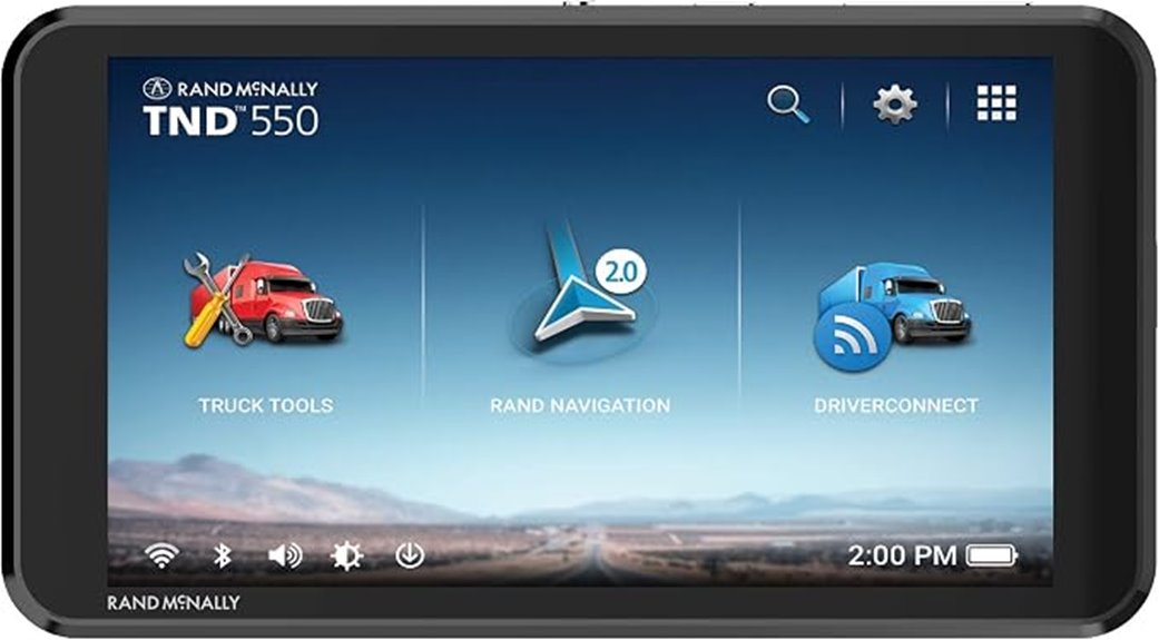 truck gps navigation device
