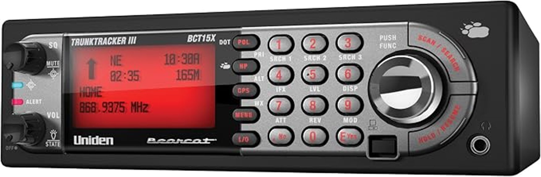 uniden beartracker scanner model