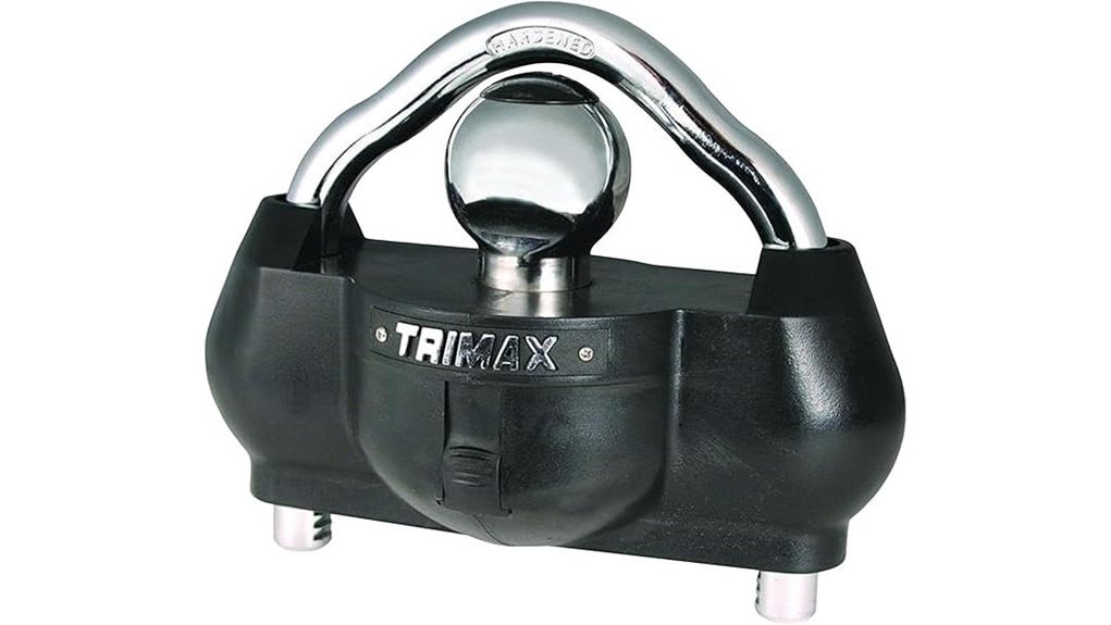 versatile trailer hitch lock