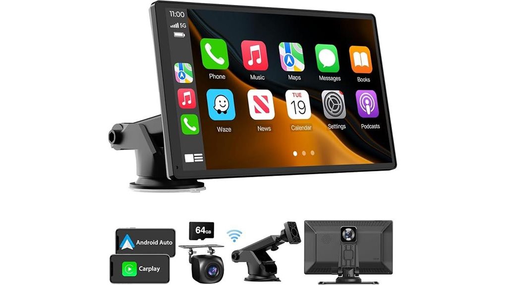 wireless carplay dash cam