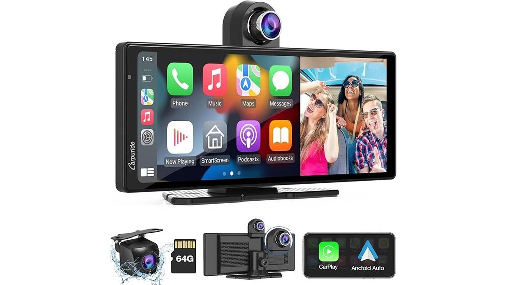 wireless carplay with dashcam