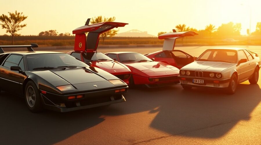 1980s automotive design highlights