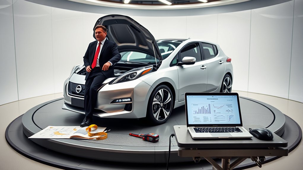 Nissan Leaf electric car linked to Carlos Ghosn's EV strategy