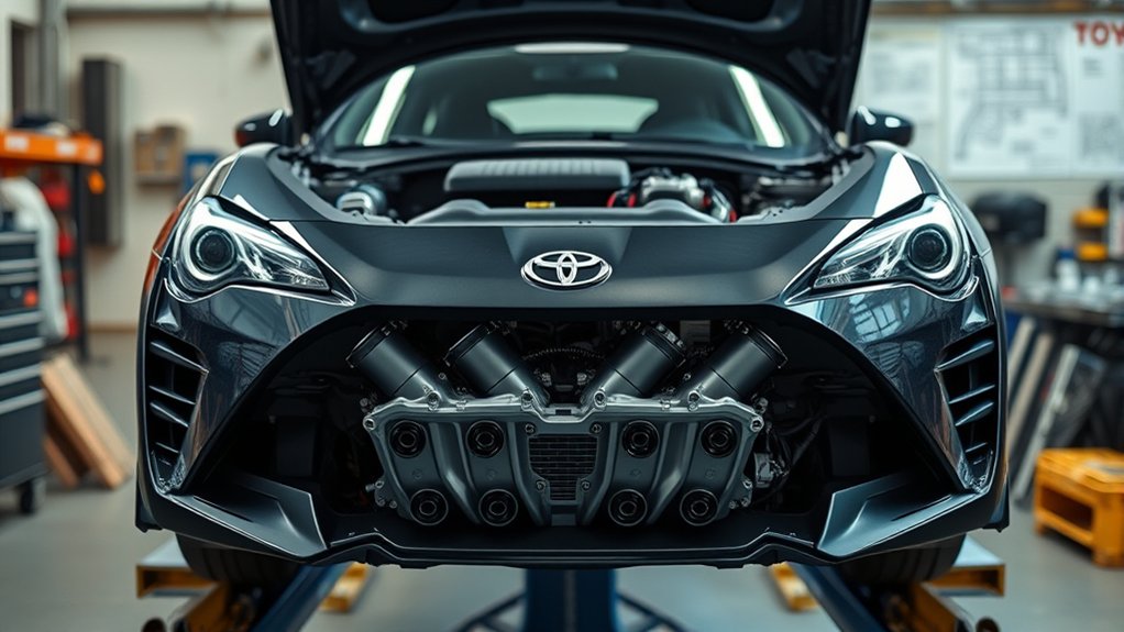 Toyota 86 boxer engine flat-four