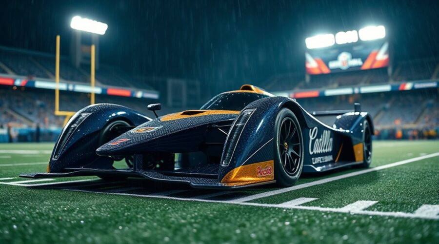 cadillac f1 super bowl innovation
