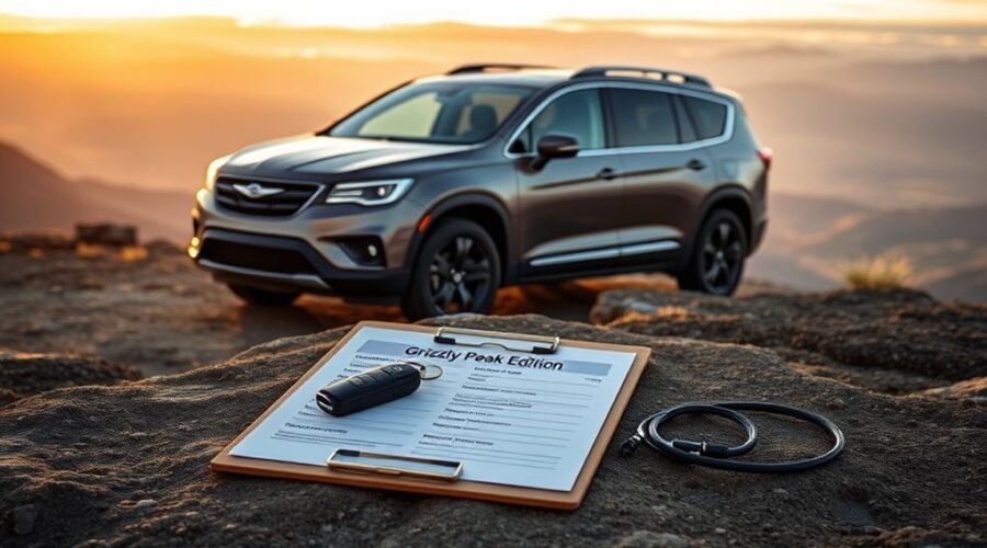 chrysler pacifica grizzly peak specifications