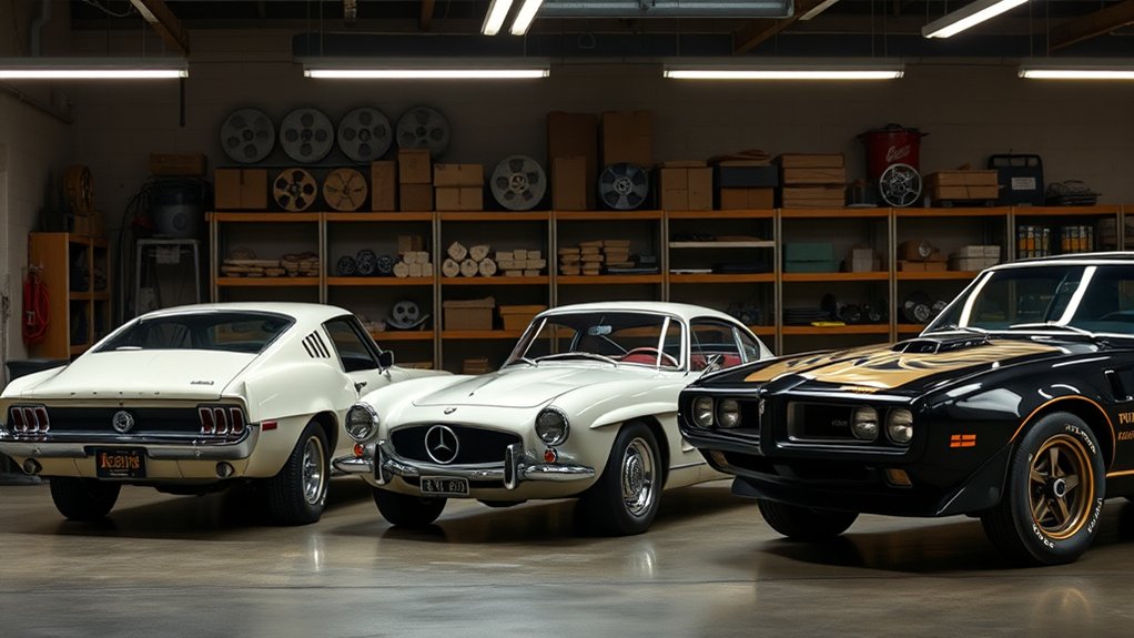 Famous movie cars: classic film cars on the road