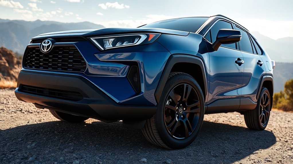 2025 RAV4 Sport specs: compact SUV exterior