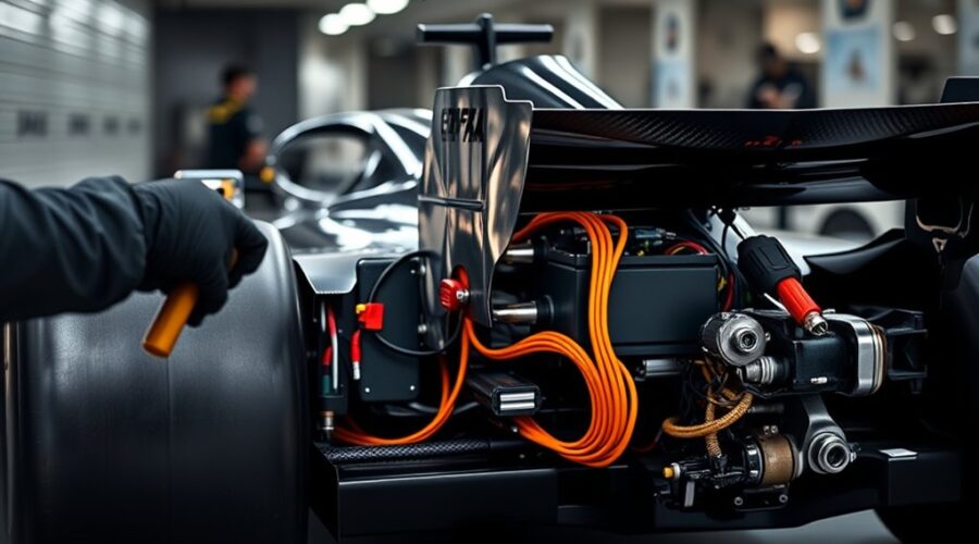 f1 cars are not electric
