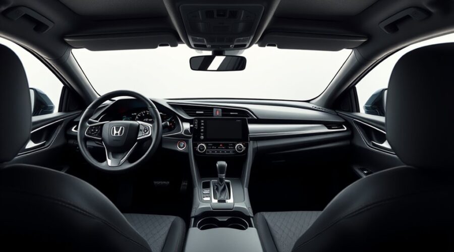 honda civic interior overview
