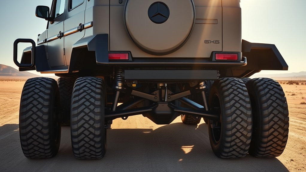 luxury six wheel off roader
