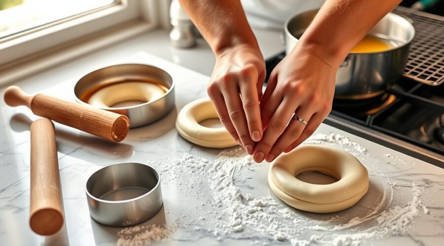 making donuts step by step
