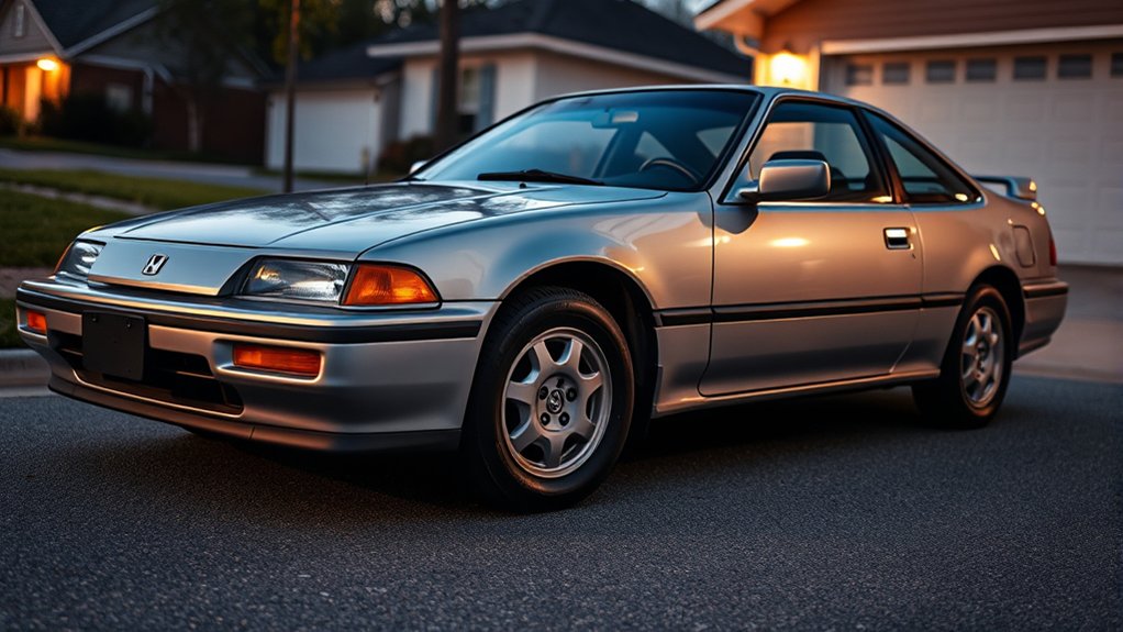 Old Honda Prelude sports coupe