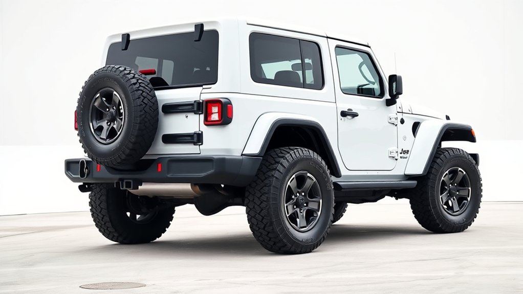 White on white Jeep Wrangler specs: rugged performance meets versatility