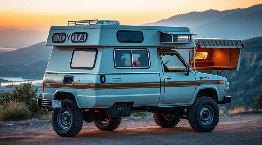 toyota camper truck specifications