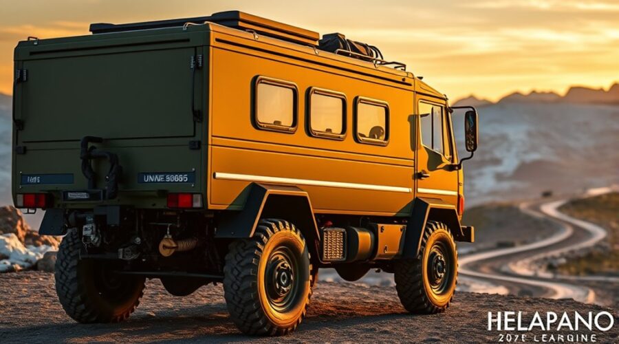 unimog camper specifications overview