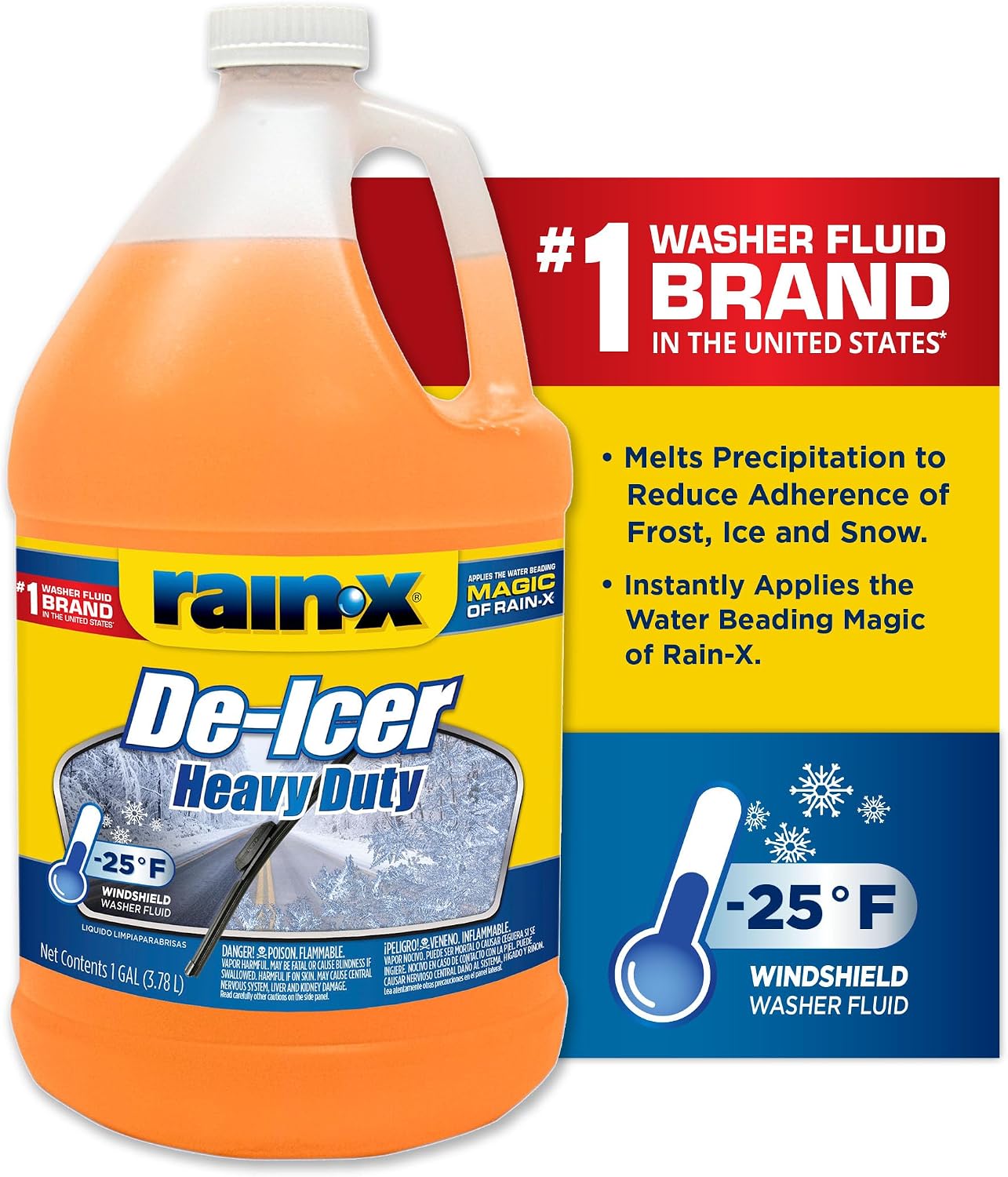 Rain-X RX68106 Premium De-Icer washer fluid bottle